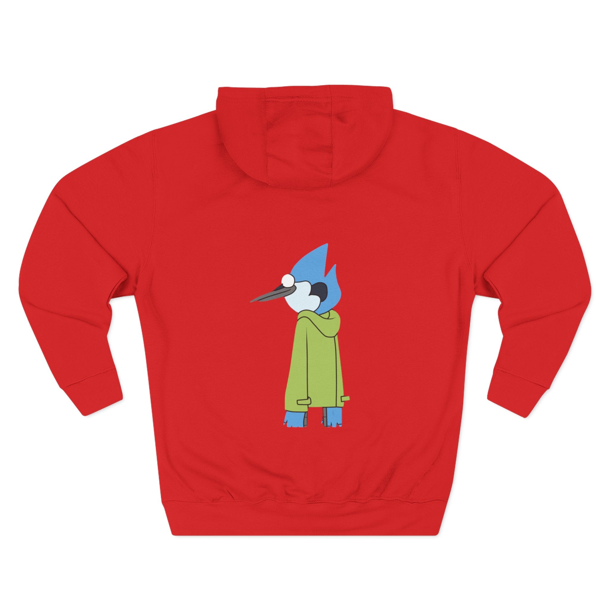 Three-Panel Fleece Hoodie