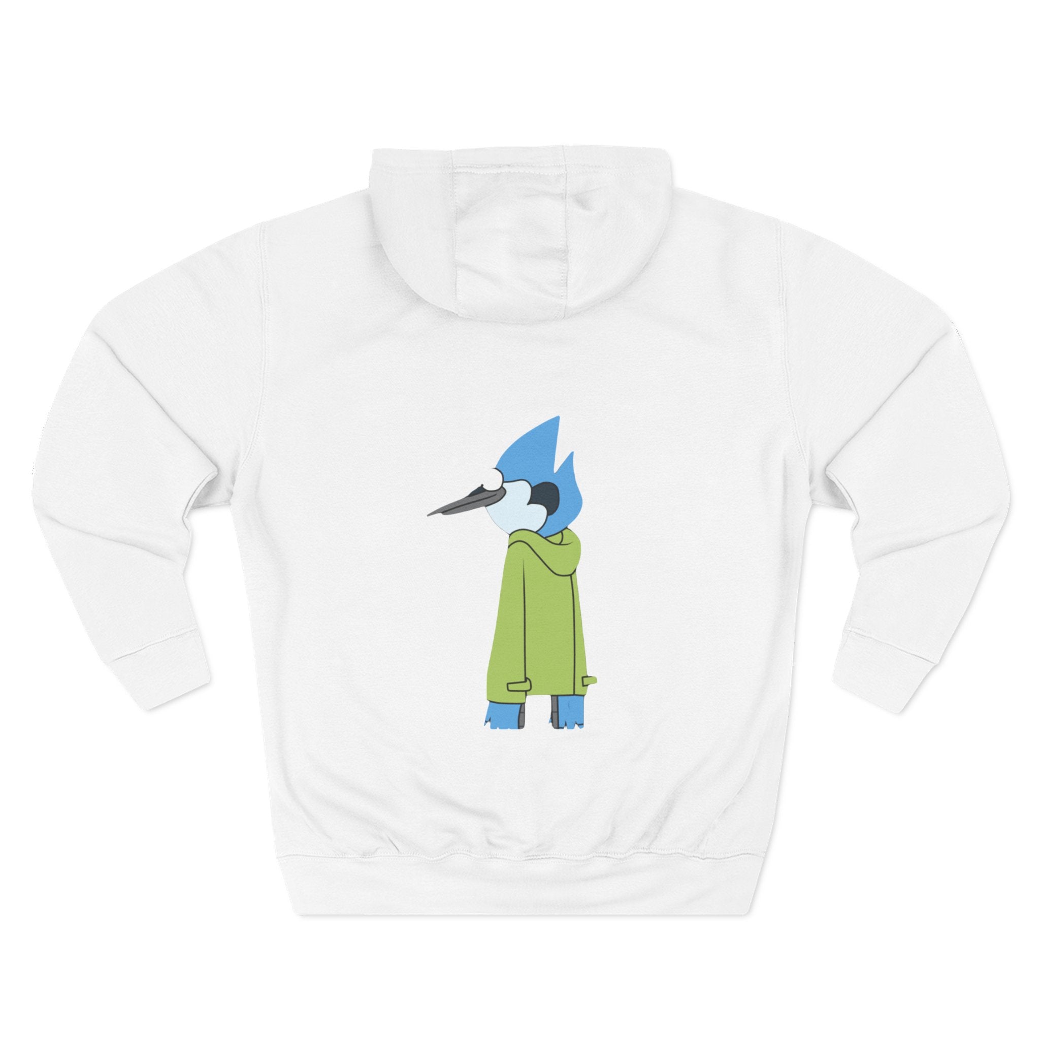 Three-Panel Fleece Hoodie